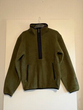 The North Face x CDG Green full zip fleece Rare xxs